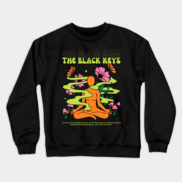 The Black Keys // Yoga Crewneck Sweatshirt by Mamamiyah